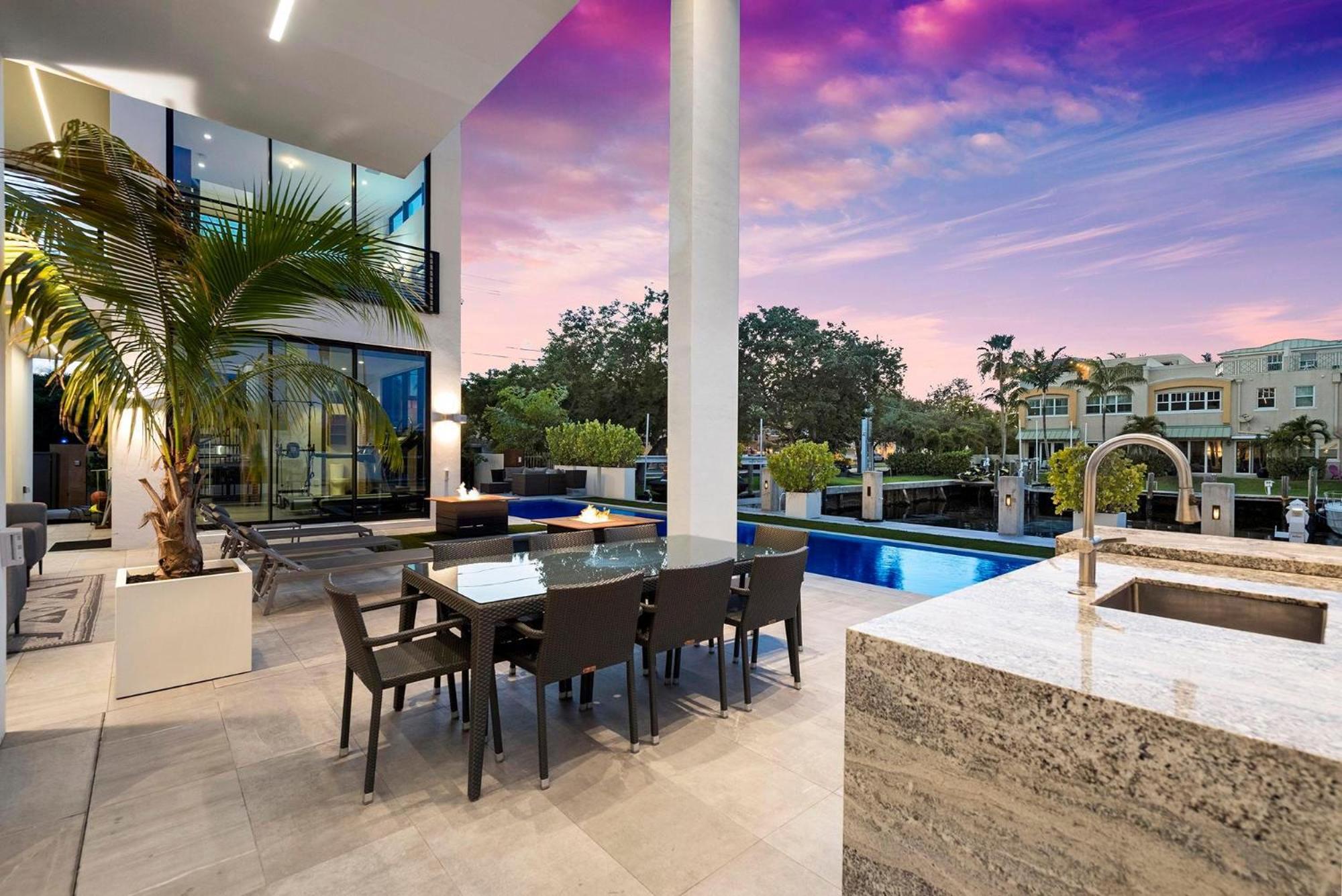 Boardwalk Mansion Villa Fort Lauderdale Bagian luar foto